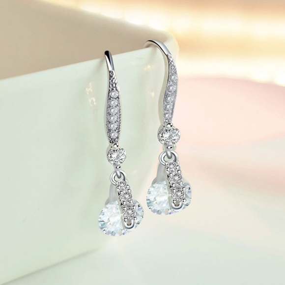 Pierced Diamond Earrings - Picture 5 of 5